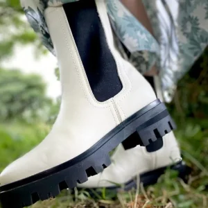 Alpe Ankle Boots*Monza Chelsea Boot 2451-WHITE