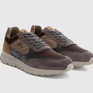Ambitious Casual*Arrow 13571 Sporty Sneaker-BROWN