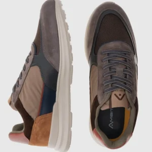 Ambitious Casual*Arrow 13571 Sporty Sneaker-BROWN