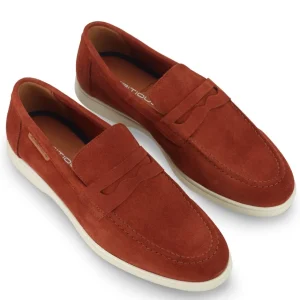 Ambitious Casual*Paros Loafer11532-BRICK