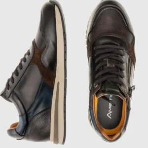 Ambitious Casual*Temple 13719 Sneakers TDM BROWN
