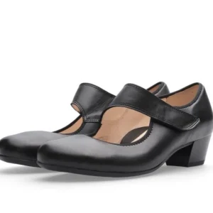 ARA Wide Fit | Casual Shoes*12-63601 Catania H Fit-BLACK LEATHER