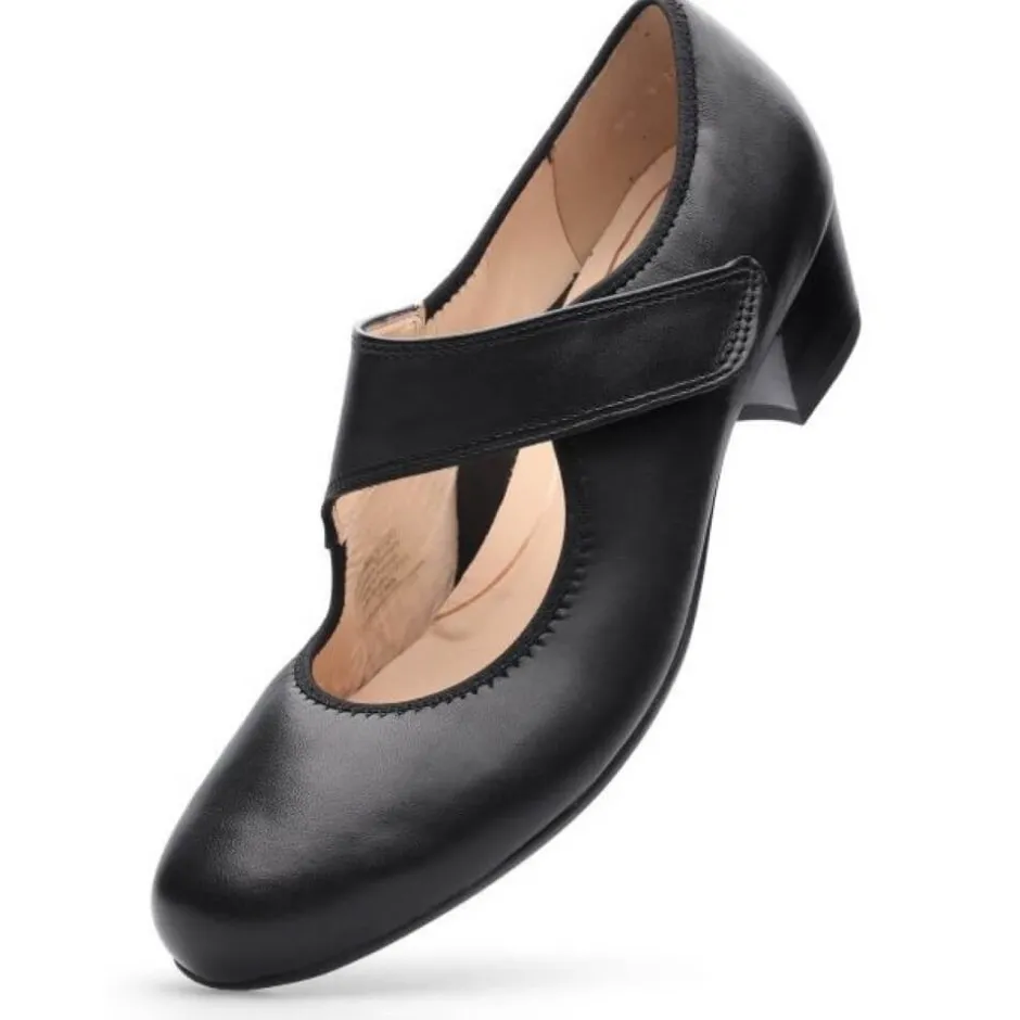 ara__catania_h_fitblack_l_6.webp ARA Wide Fit | Casual Shoes*12-63601 Catania H Fit-BLACK LEATHER