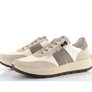 ARA Casual Shoes | Wide Fit*12-25102 New York Trainers-BEIGE