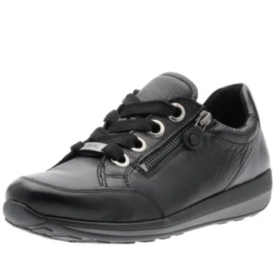 ara__osaka_hfitblackanthr_0.webp ARA Wide Fit | Casual Shoes*12-44587 Osaka H-Fit-Black-Anthracite