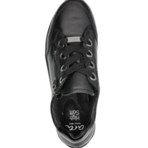ARA Wide Fit | Casual Shoes*12-44587 Osaka H-Fit-Black-Anthracite