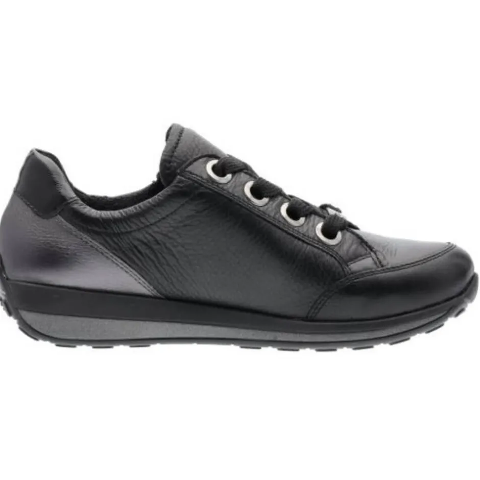 ara__osaka_hfitblackanthr_4.webp ARA Wide Fit | Casual Shoes*12-44587 Osaka H-Fit-Black-Anthracite