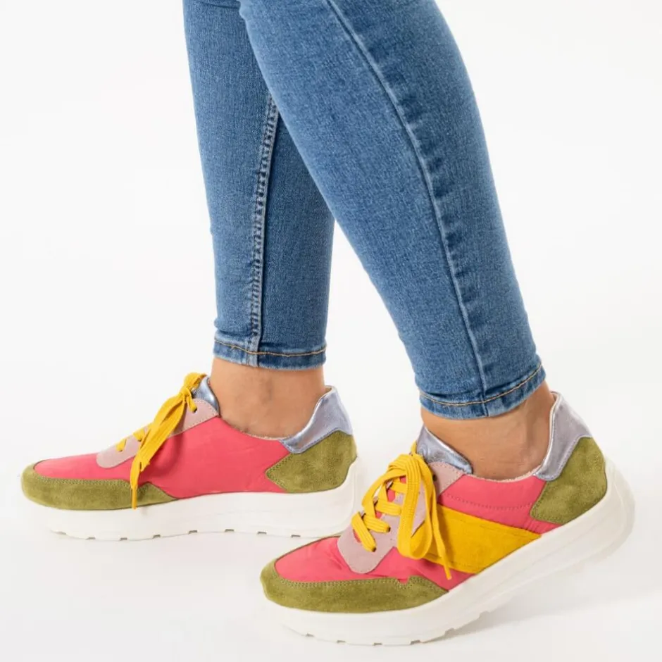 ara_new_york_sneakers__hf_1.webp ARA Casual Shoes | Trainers*New York Sneakers 12-25116 H-Fit-CANDY PINK