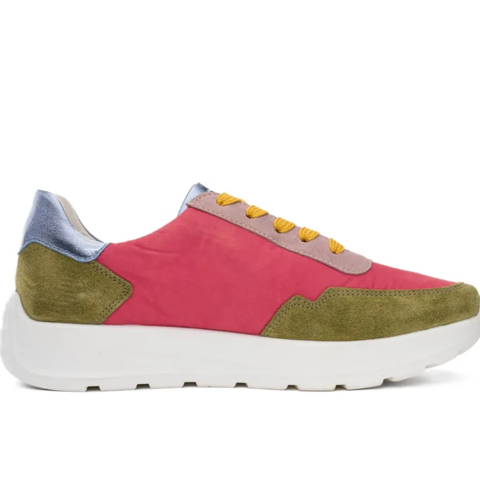 ara_new_york_sneakers__hf_3.webp ARA Casual Shoes | Trainers*New York Sneakers 12-25116 H-Fit-CANDY PINK