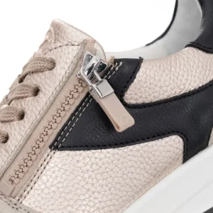 ARA Casual Shoes | Trainers*New York Trainers 12-25112 H-Fit Gold Black Shell