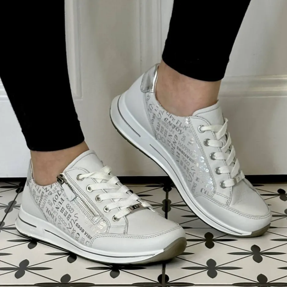 ara_osaka__h_fit_leather__0-1.webp ARA Wide Fit | Casual Shoes*Osaka 2.0 H Fit Leather Trainers 12-24801 NEBBIA WHITE SILVER
