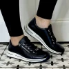 ARA Wide Fit | Casual Shoes*Osaka 2.0 H Fit Leather Trainers 12-24801-NAVY