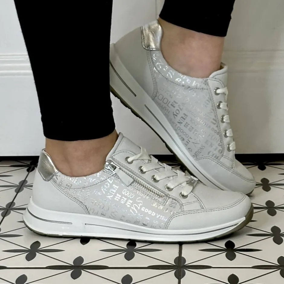 ara_osaka__h_fit_leather__2-1.webp ARA Wide Fit | Casual Shoes*Osaka 2.0 H Fit Leather Trainers 12-24801 NEBBIA WHITE SILVER