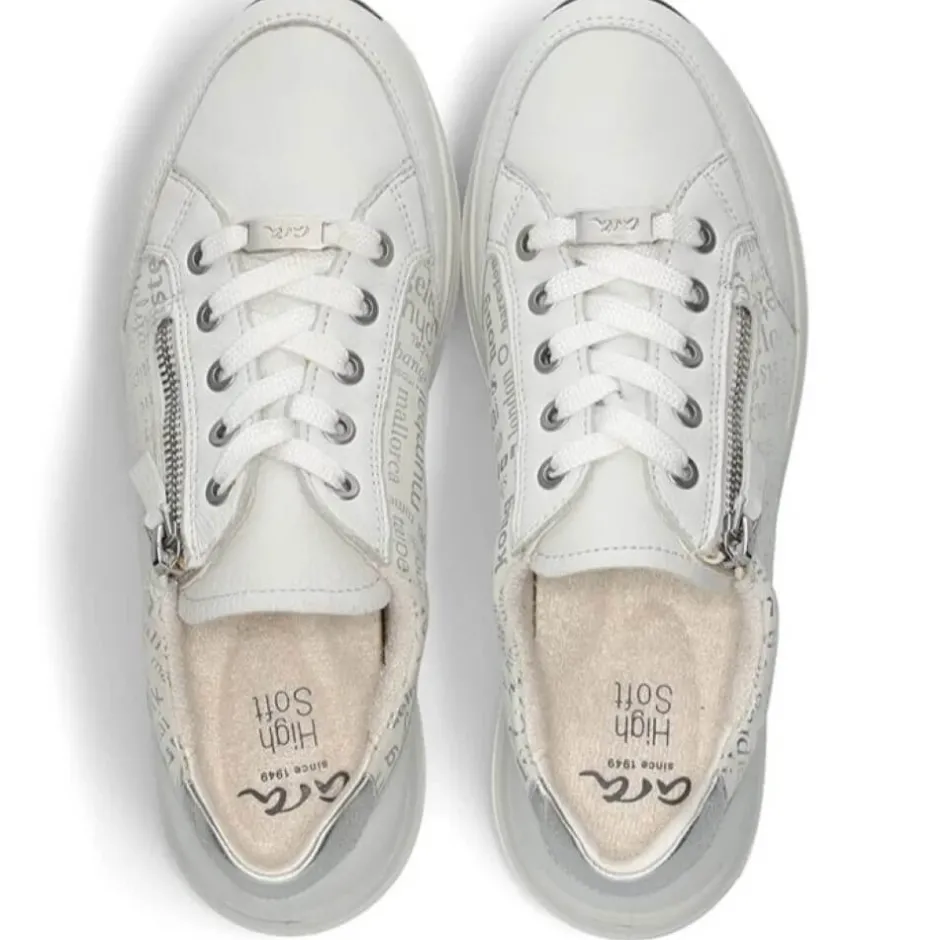 ara_osaka__h_fit_leather__5-1.webp ARA Wide Fit | Casual Shoes*Osaka 2.0 H Fit Leather Trainers 12-24801 NEBBIA WHITE SILVER
