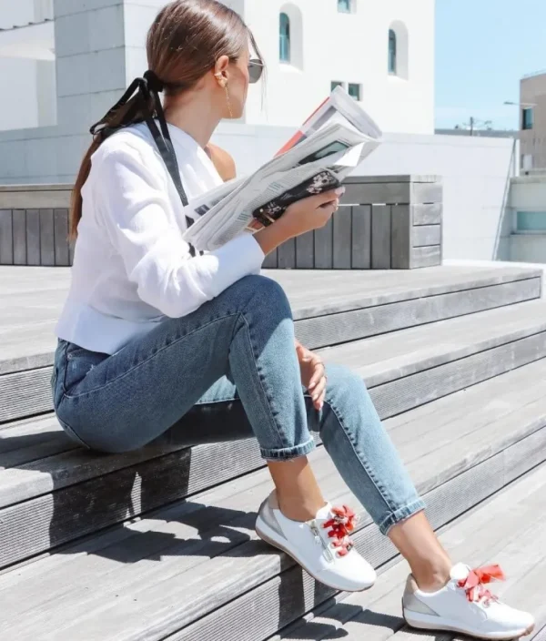 Ara Wide Fit | Casual Shoes*Osaka 12-34587 H-Fit-WHITE