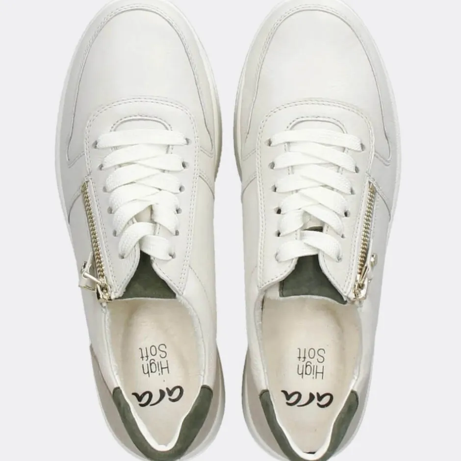 ara_sapporo__hfitcreamthy_2.webp Ara Wide Fit | Casual Shoes*Sapporo 12-27540-19 H-Fit-CREAM,THYME, SHELL