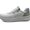 Ara Wide Fit | Casual Shoes*Sapporo 12-27540-04 H-Fit-WHITE, AQUA, PEBBLE