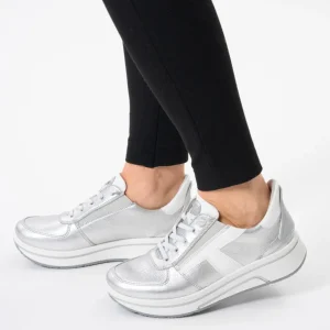ARA Wide Fit | Casual Shoes*Sapporo Easy on Trainers 12-27554-SILVER