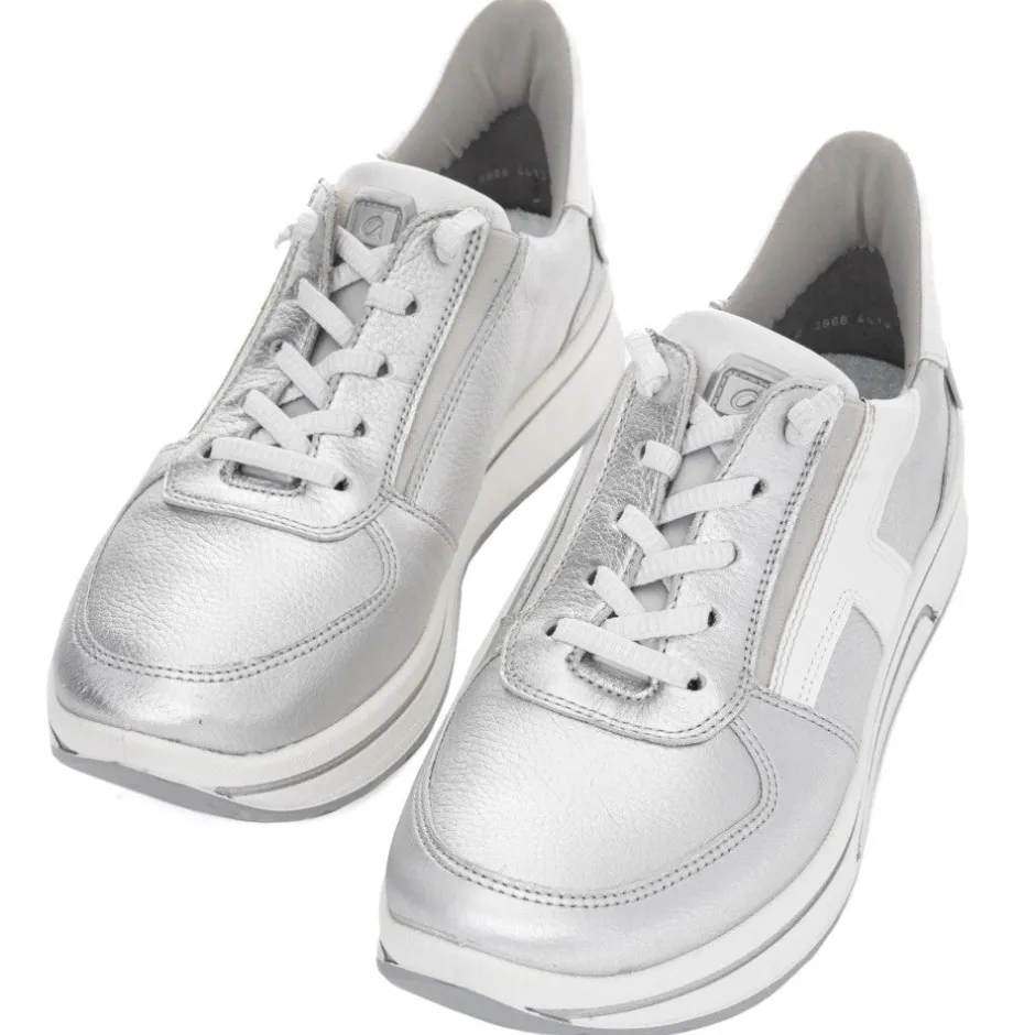 ara_sapporo_easy_on_train_2.webp ARA Wide Fit | Casual Shoes*Sapporo Easy on Trainers 12-27554-SILVER