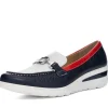 ARA Wide Fit | Casual Shoes*Zurich Wedge Slipon 12-50638 H Fit Navy Red White