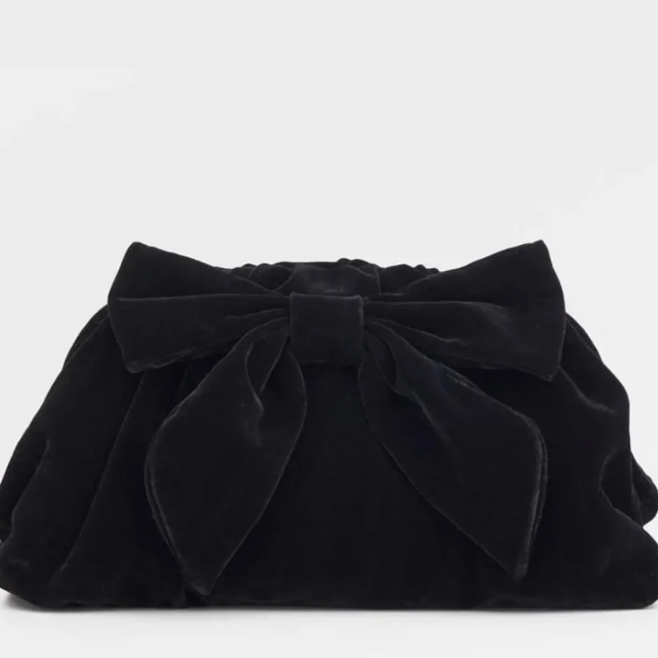 becksndergaard_velvet_clu_0-1.webp Beck Sondergaard All Bags*Becksöndergaard Velvet Clutch Bonita Bag-BLACK
