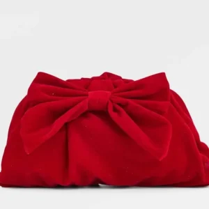 Beck Sondergaard All Bags*Becksöndergaard Velvet Clutch Bonita Bag Savvy Red
