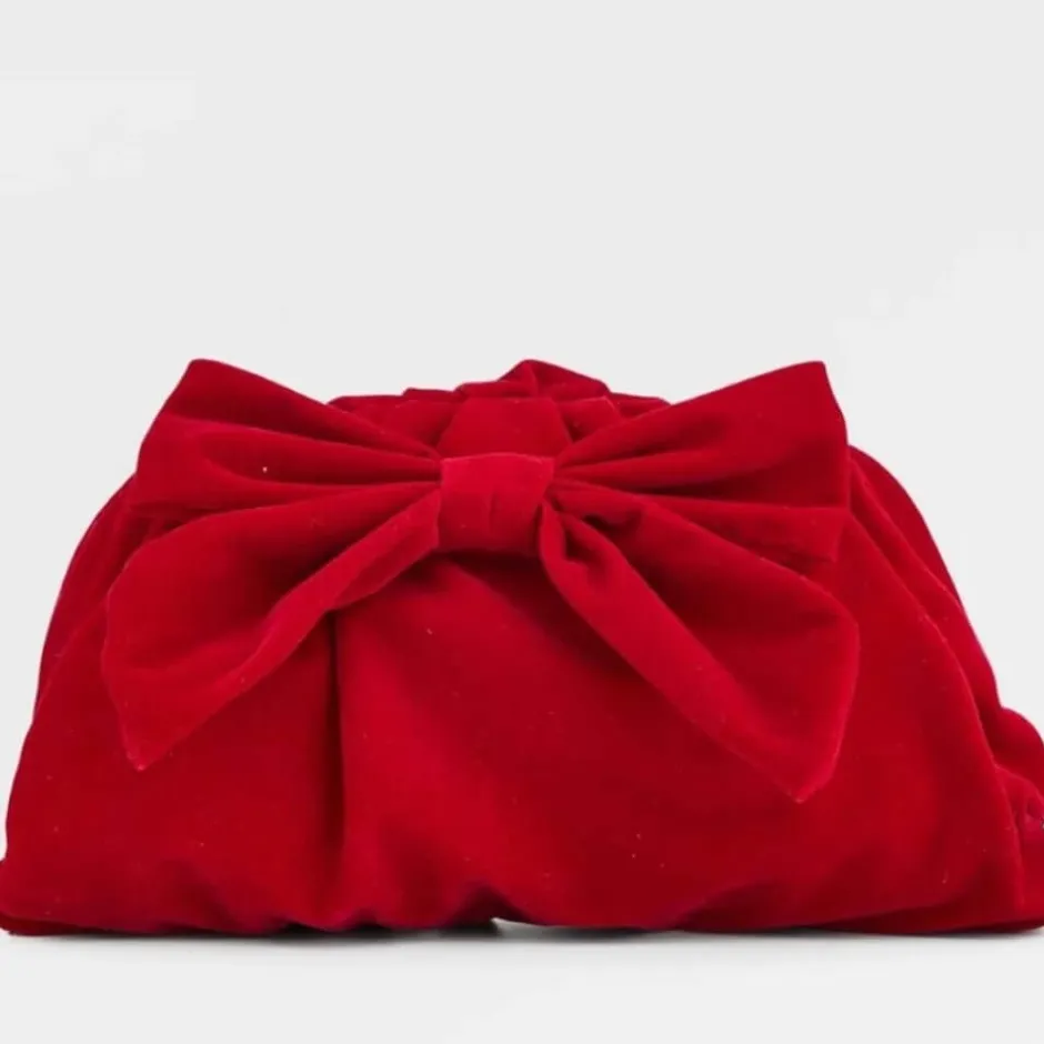 becksndergaard_velvet_clu_0.webp Beck Sondergaard All Bags*Becksöndergaard Velvet Clutch Bonita Bag Savvy Red