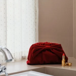 Beck Sondergaard All Bags*Becksöndergaard Velvet Clutch Bonita Bag Savvy Red