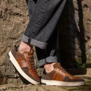 Bullboxer Casual*616K2063 Bop Sneakers TAN/COGNAC