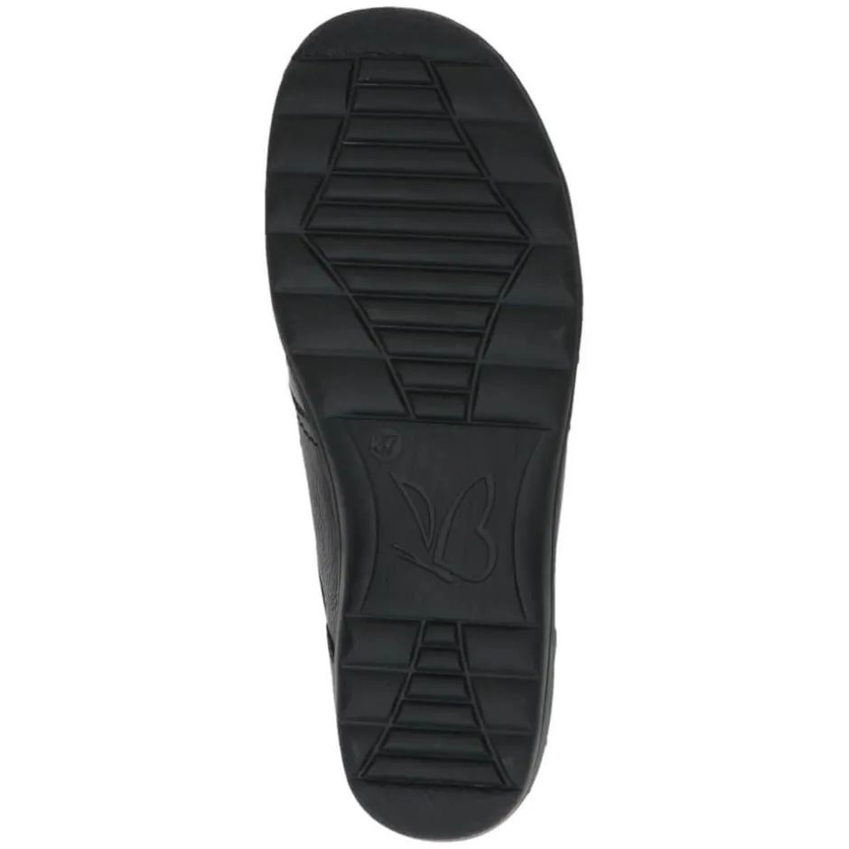 caprice__leather_laceupbl_4.webp CAPRICE Wide Fit | Casual Shoes*9-23300 Leather Lace-up-BLACK