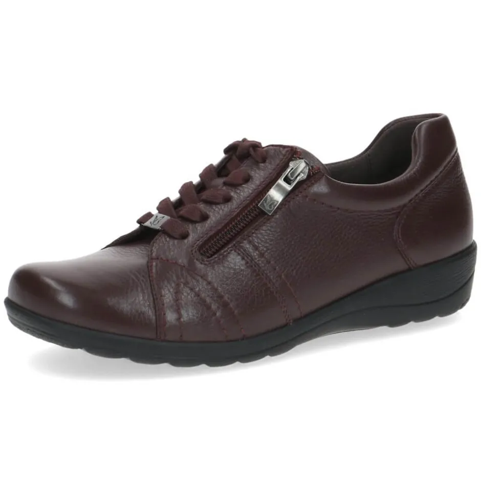 caprice__leather_laceupbo_0.webp CAPRICE Wide Fit | Casual Shoes*9-23300 Leather Lace-up-BORDEAUX