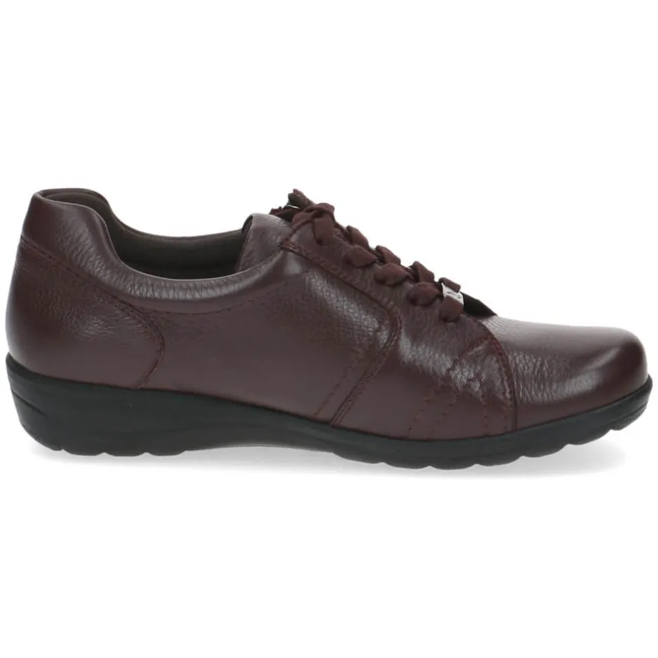 caprice__leather_laceupbo_1.webp CAPRICE Wide Fit | Casual Shoes*9-23300 Leather Lace-up-BORDEAUX