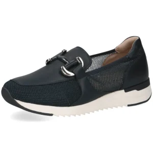 CAPRICE Casual Shoes | Loafers*9-24536 Leather Mix Slip-on -NAVY