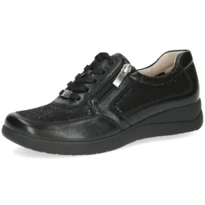 CAPRICE Wide Fit | Casual Shoes*H Fit Trainer 9-23723 -BLACK