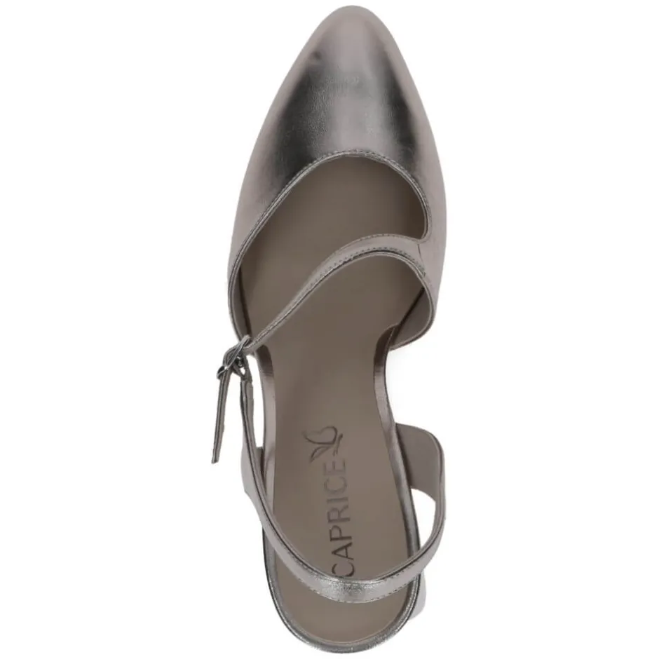 caprice_sling_pumps__taup_3.webp CAPRICE Sandals | Heels*Sling Pumps 9-29600 Taupe Metallic
