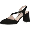 CAPRICE Sandals | Heels*Sling Pumps 9-29600-BLACK SUEDE