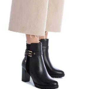 Carmela Ankle Boots*16104501 Block Heel Ankle Boot-BLACK