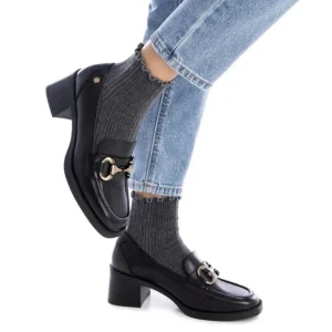 Carmela Casual Shoes | Loafers*16200102 Block Heel Loafer-BLACK
