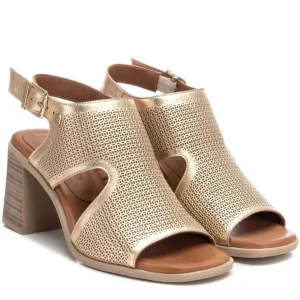 Carmela Sandals | Heels*161615 Block Heel Sandal Oro Gold