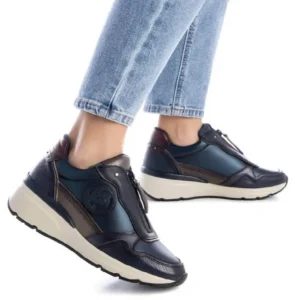 Carmela Casual Shoes | Trainers*161830 Centre Zip Trainer-NAVY