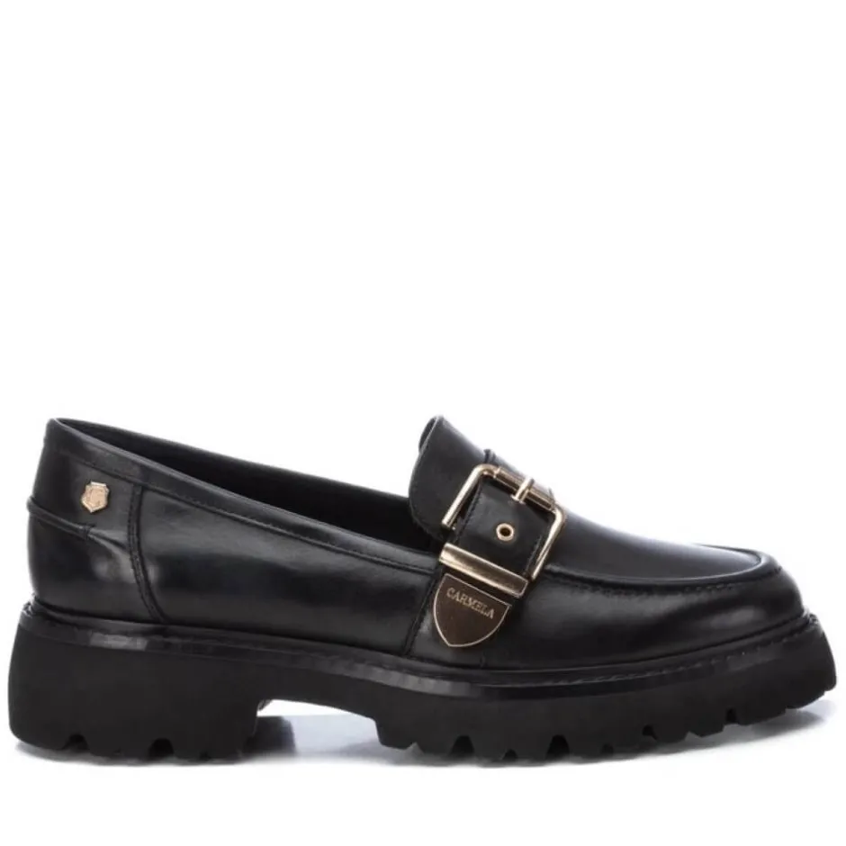 carmela__leather_loaferbl_2-1.webp Carmela Casual Shoes | Loafers*161907 Leather Loafer-BLACK