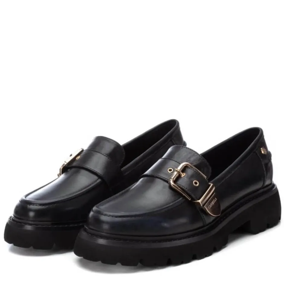 carmela__leather_loaferbl_4.webp Carmela Casual Shoes | Loafers*161907 Leather Loafer-BLACK