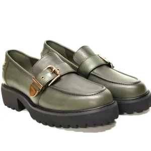 Carmela Casual Shoes | Loafers*161907 Leather Loafer-KHAKI