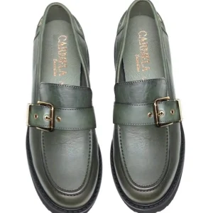 Carmela Casual Shoes | Loafers*161907 Leather Loafer-KHAKI
