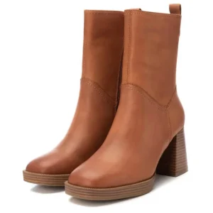 Carmela Ankle Boots*161205 Stacked Heel-CAMEL