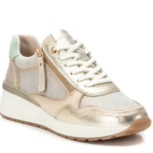 Carmela Casual Shoes | Trainers*Leather Wedge Trainer 162268-GOLD