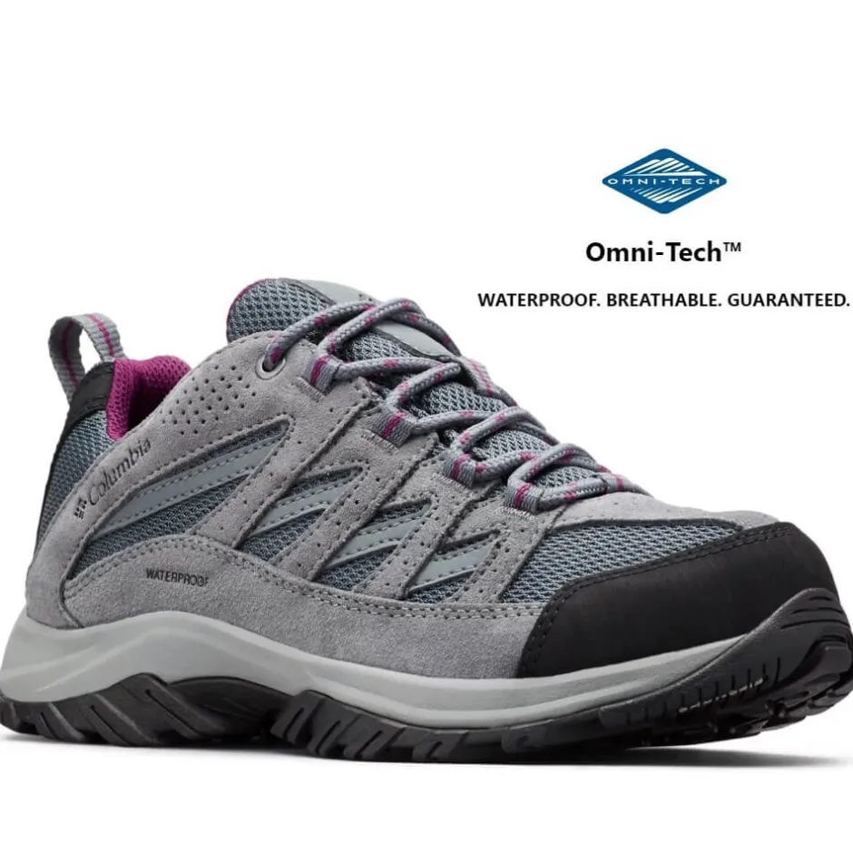 columbia_crestwood_waterp_0.webp Columbia Waterproof Shoes And Boots | Walking Shoes*Crestwood™ Waterproof Hiking Shoe Graphite, Wild Iris