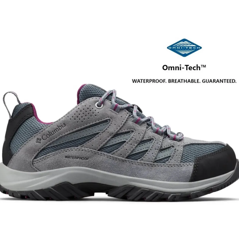 columbia_crestwood_waterp_1.webp Columbia Waterproof Shoes And Boots | Walking Shoes*Crestwood™ Waterproof Hiking Shoe Graphite, Wild Iris