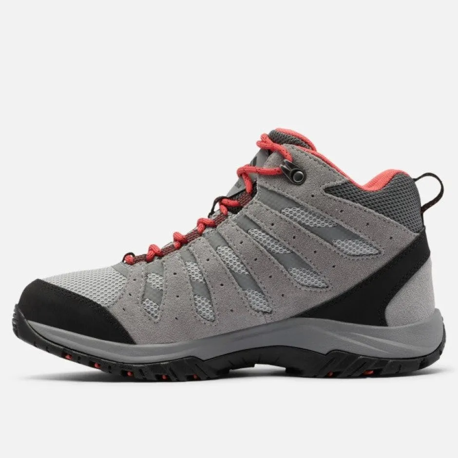 columbia_redmond_iii_mid__5.webp Columbia Waterproof Shoes And Boots | Walking Shoes*REDMOND III MID Waterproof-Steam, Red Coral