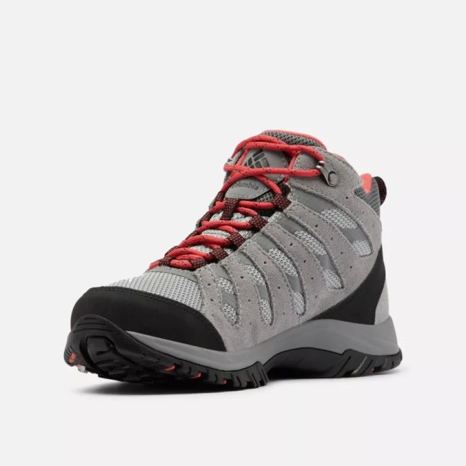 columbia_redmond_iii_mid__6.webp Columbia Waterproof Shoes And Boots | Walking Shoes*REDMOND III MID Waterproof-Steam, Red Coral